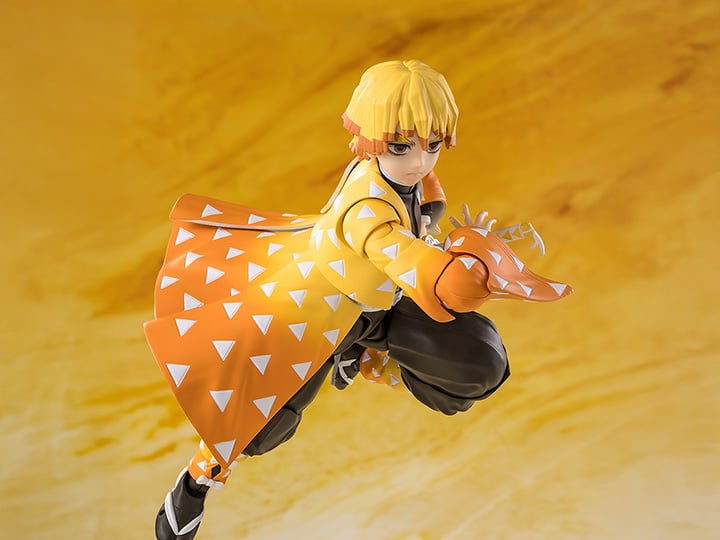 Demon Slayer: Kimetsu no Yaiba S.H.Figuarts Zenitsu Agatsuma Action Figure-1