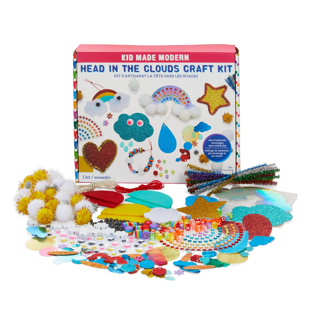Kid Made Modern - Head in the Clouds Craft Kit - Ages 6+-2