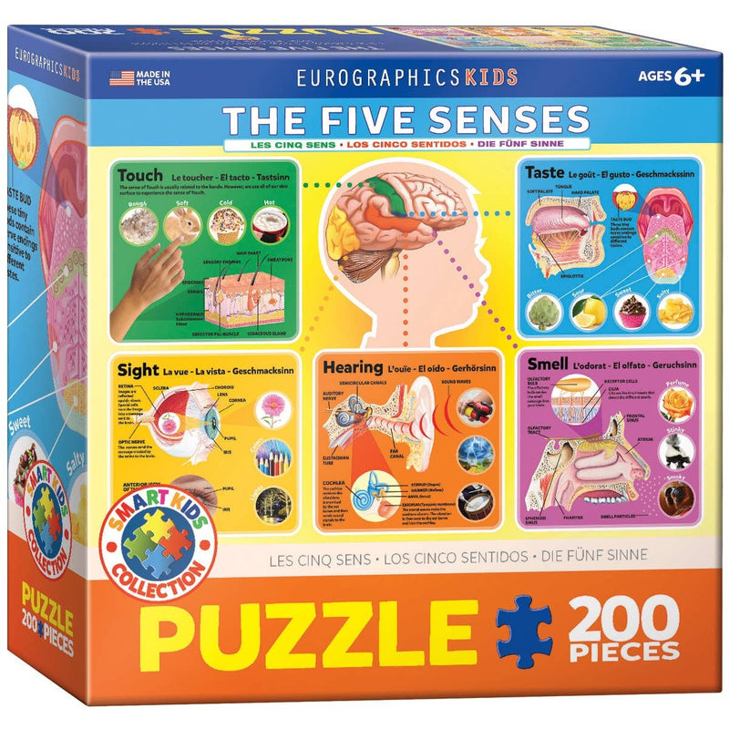 Eurographics The Five Senses 200-Piece Puzzle - Ages 6+-1