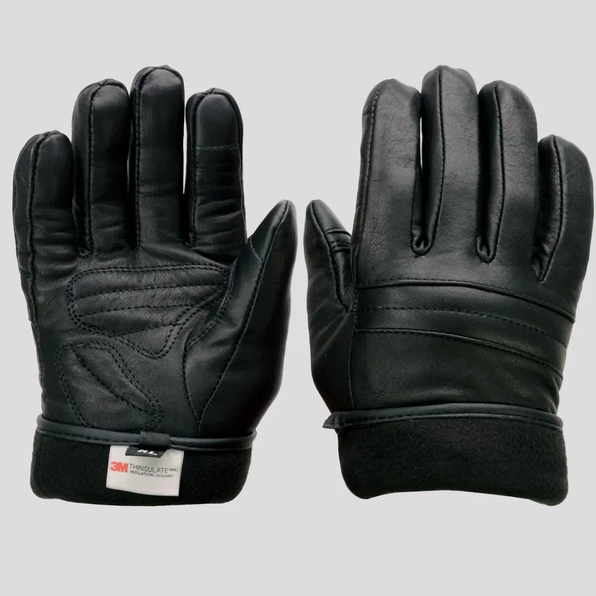 Open Road Women's Touch Tip Leather Motorcycle Gloves-2