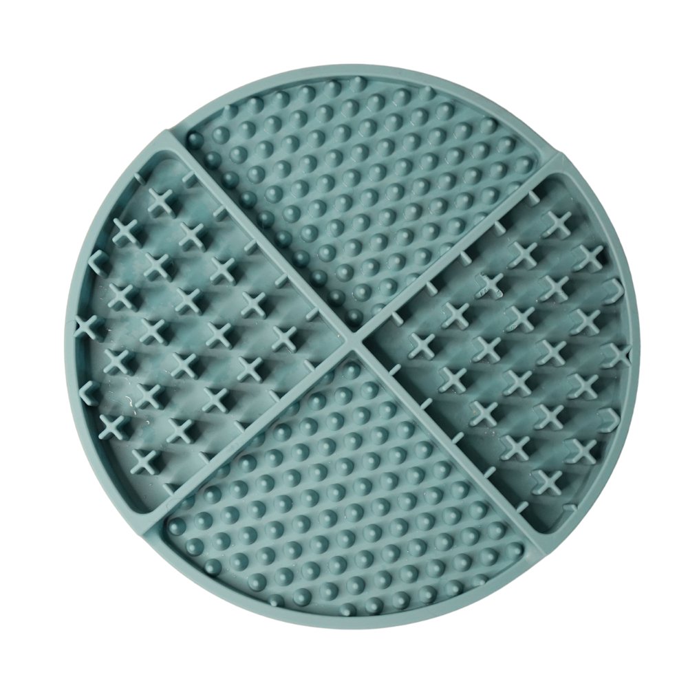 8" Silicone Lick Mat - Blue-1