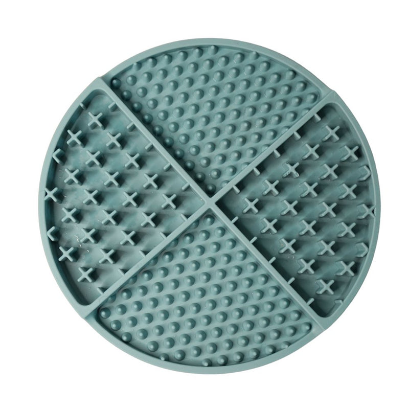 8" Silicone Lick Mat - Blue-1