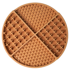 8" Silicone Lick Mat - Khaki-1