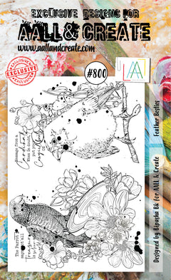 AALL and Create Stamp Set - 800 - Feather Besties-1