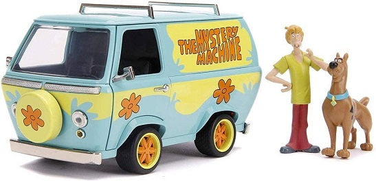 Jada Toys Scooby-Doo Mystery Machine with Shaggy & Scooby Figures – 1:24 Scale Die-Cast (UPC: 801310317204)