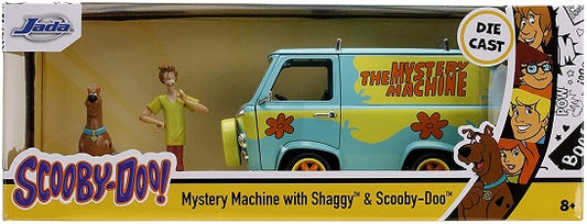 Jada Toys Scooby-Doo Mystery Machine with Shaggy & Scooby Figures – 1:24 Scale Die-Cast (UPC: 801310317204)