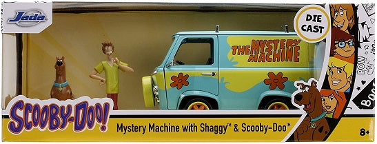 Jada Toys Scooby-Doo Mystery Machine with Shaggy & Scooby Figures – 1:24 Scale Die-Cast (UPC: 801310317204)