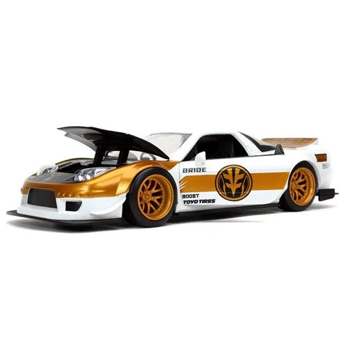 Mighty Morphin Power Rangers – 1:24 Die-Cast Vehicle with White Ranger Figure (UPC: 801310327951)