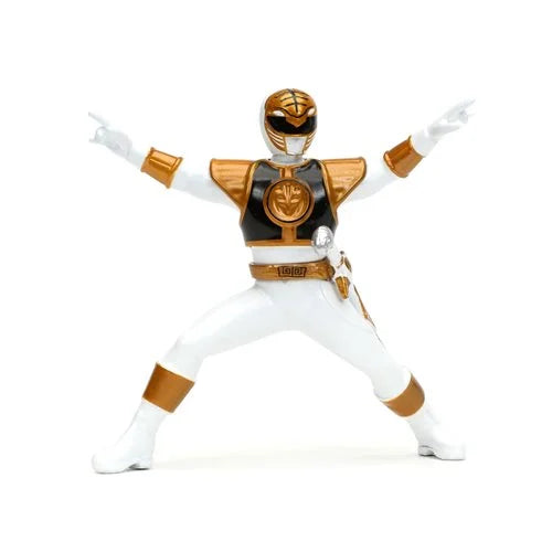 Mighty Morphin Power Rangers – 1:24 Die-Cast Vehicle with White Ranger Figure (UPC: 801310327951)