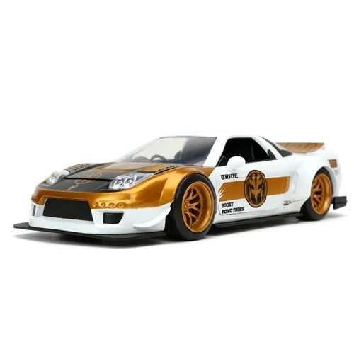 Mighty Morphin Power Rangers – 1:24 Die-Cast Vehicle with White Ranger Figure (UPC: 801310327951)