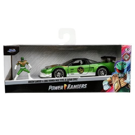 Mighty Morphin Power Rangers – Honda NSX Type-R 1:32 Scale with Green Ranger Nano Figure (UPC: 801310328712)