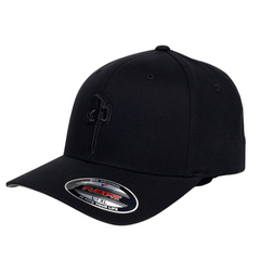 Red Dragon 'OG Puffy' Flexfit Cap - Black/Black-1