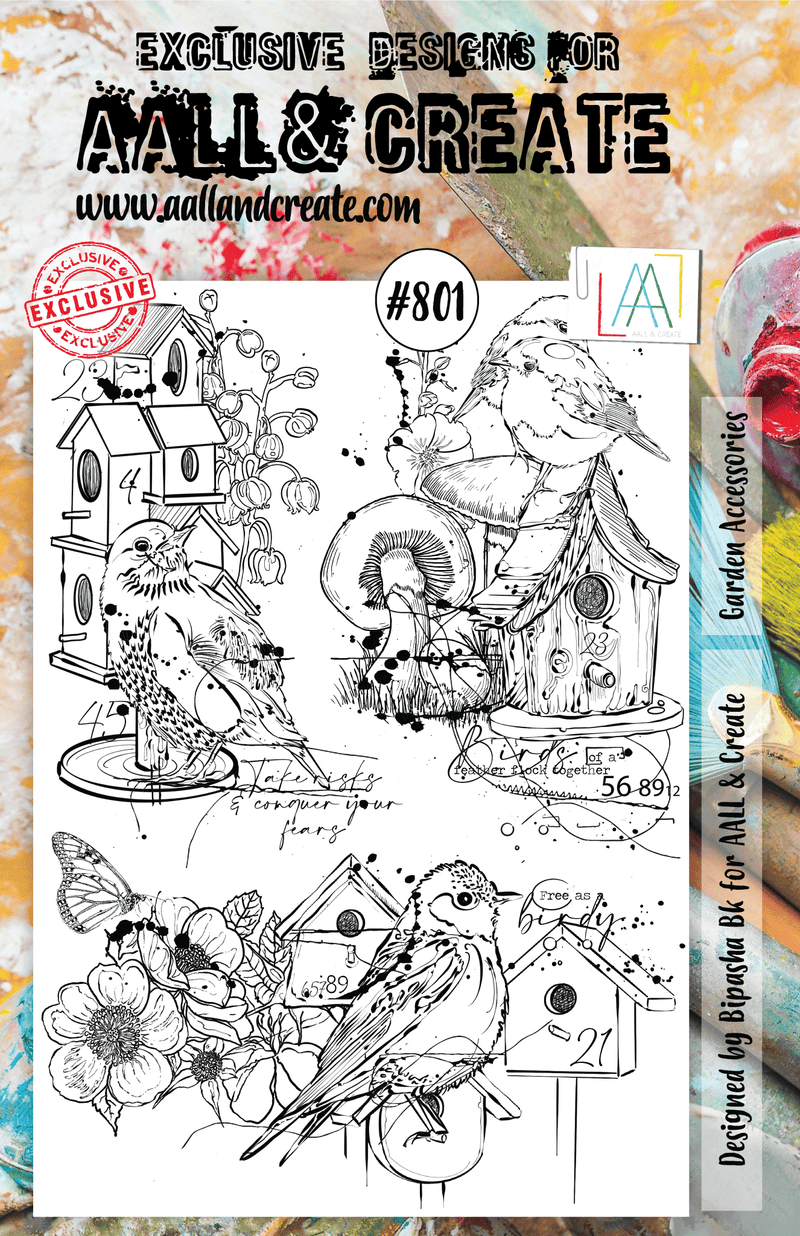 AALL and Create Stamp Set - 801 - Garden Accessories-1