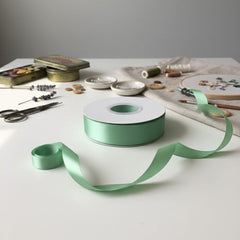 30 Meter Double Face Light Green #530 Ribbon Roll-1