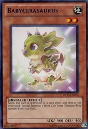 Babycerasaurus (Blue) (DL13-EN012) - Duelist League Promo Unlimited