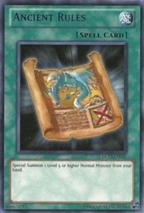 Ancient Rules (Blue) (DL13-EN016) - Duelist League Promo Unlimited