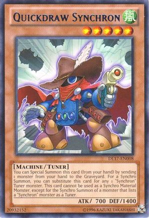 Quickdraw Synchron (Blue) (DL17-EN008) - Duelist League Promo Unlimited-1