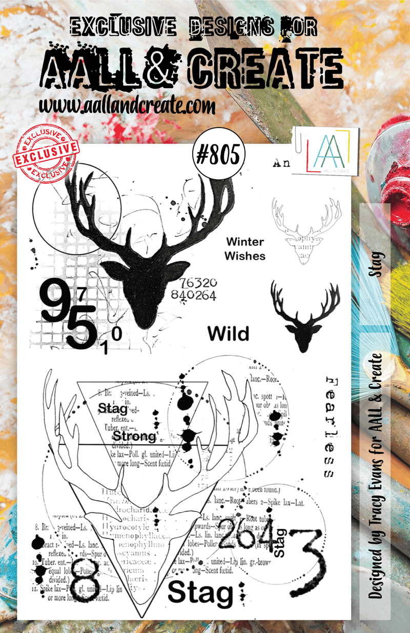 AALL and Create Stamp Set - 805 - Stag-1