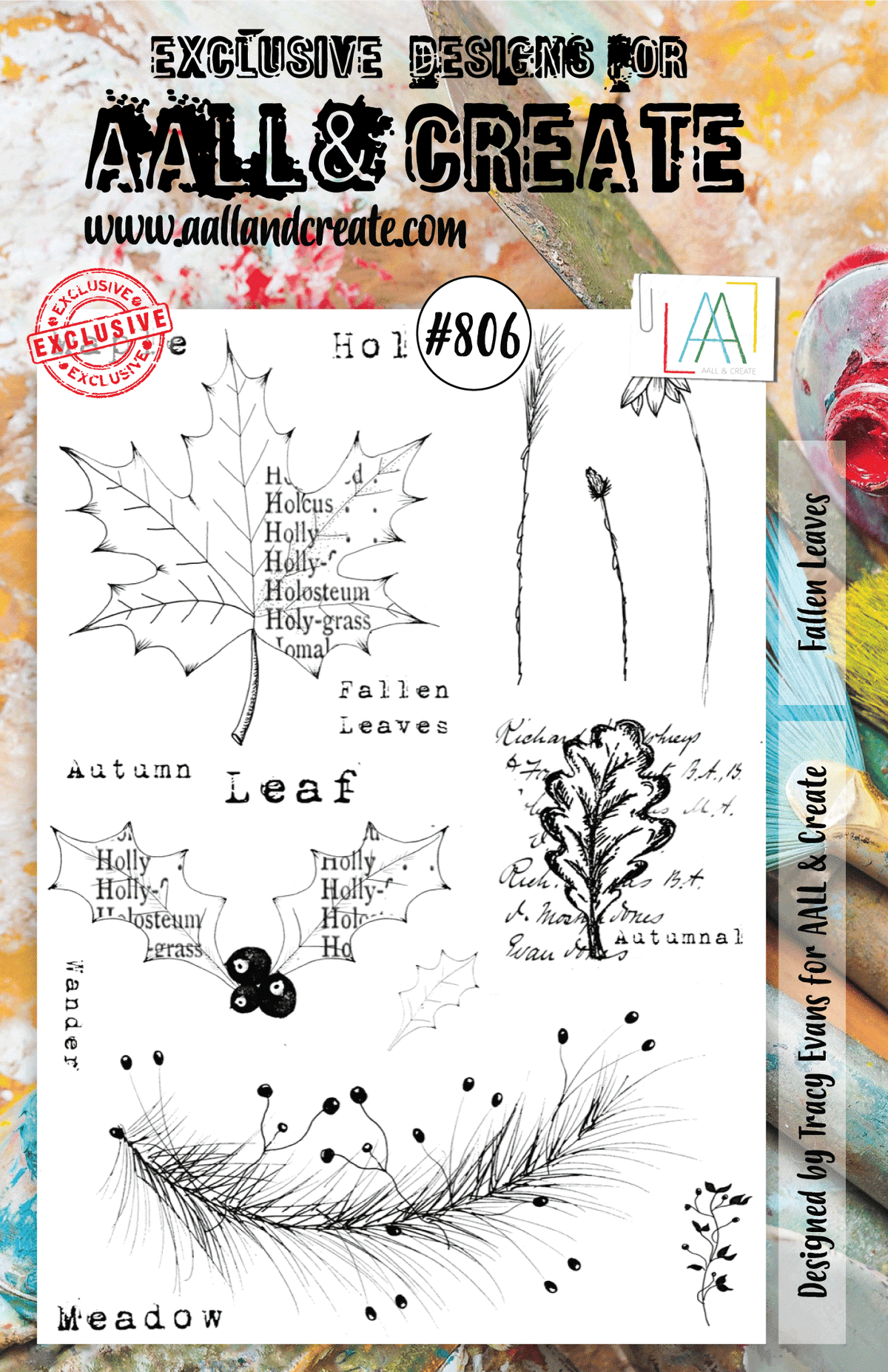AALL and Create Stamp Set - 806 - Fallen Leaves-1