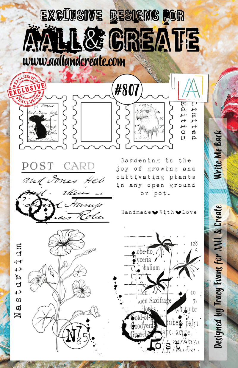 AALL and Create Stamp Set - 807 - Write Me Back-1