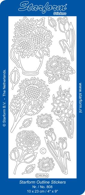Deco Stickers - Sunflowers-1