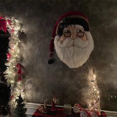 Wooden Santa's House Number Wall Decoration-5