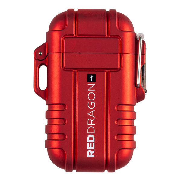 Red Dragon 'Windproof Arc' Lighter - Red-1