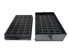 80-Slot EVORETRO Miniature Storage Case with Customizable Foam-17