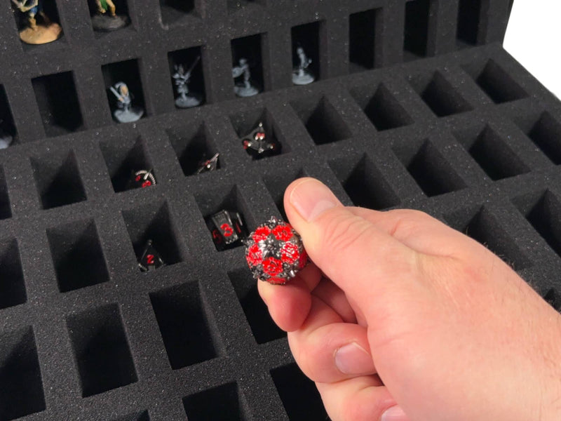 80-Slot EVORETRO Miniature Storage Case with Customizable Foam-12