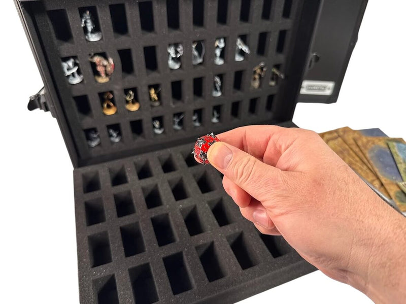 80-Slot EVORETRO Miniature Storage Case with Customizable Foam-11