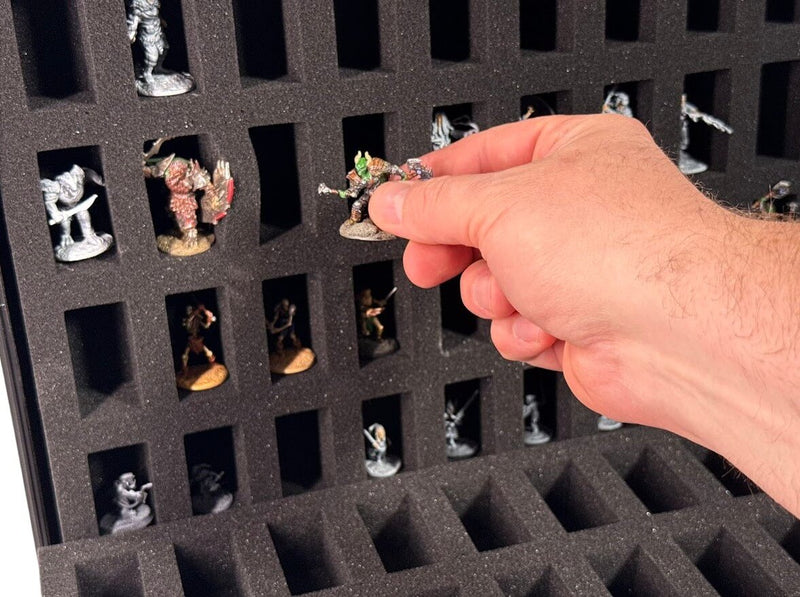 80-Slot EVORETRO Miniature Storage Case with Customizable Foam-10