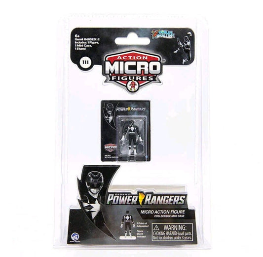 World’s Smallest – Black Power Rangers Micro Action Figures (UPC: 810010990389)