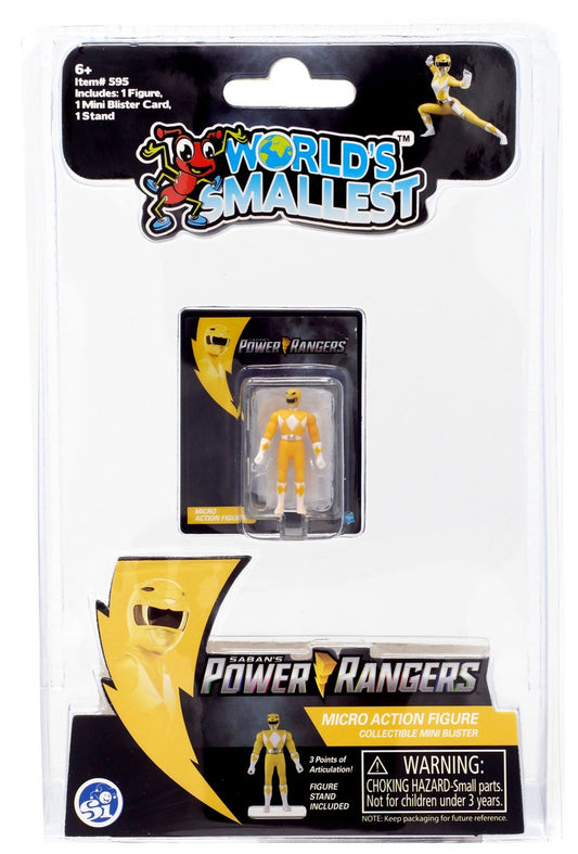 World’s Smallest – Yellow Power Rangers Micro Action Figures (UPC: 810010990389)