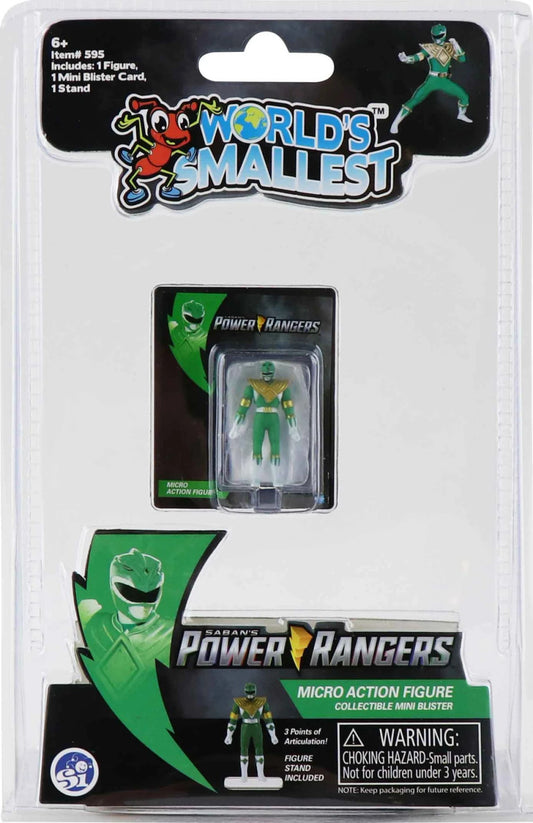 World’s Smallest – Green Power Rangers Micro Action Figures (UPC: 810010990389)