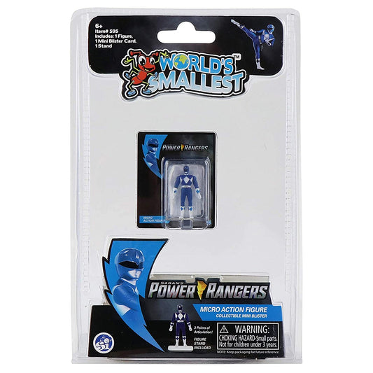 World’s Smallest – Blue Power Rangers Micro Action Figures (UPC: 810010990389)