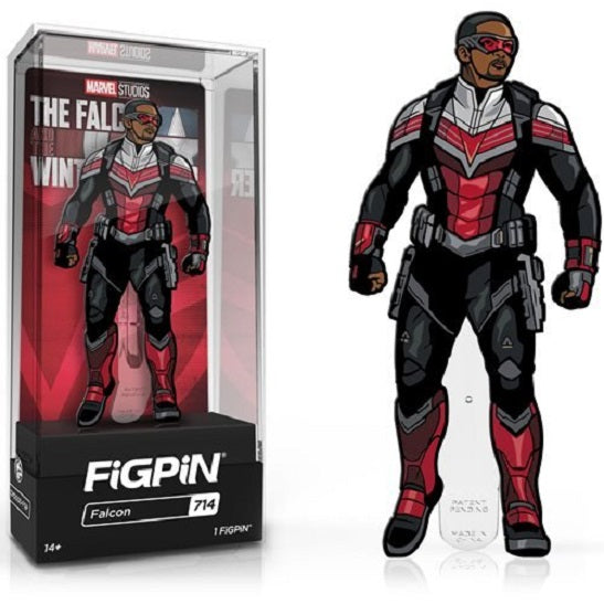 FiGPiN Classic – Falcon #714 (The Falcon and the Winter Soldier) Enamel Pin (UPC: 810021536538)