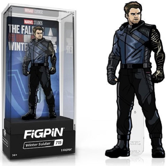 FiGPiN Classic – Winter Soldier #715 (The Falcon and the Winter Soldier) Enamel Pin (UPC: 810021536545)