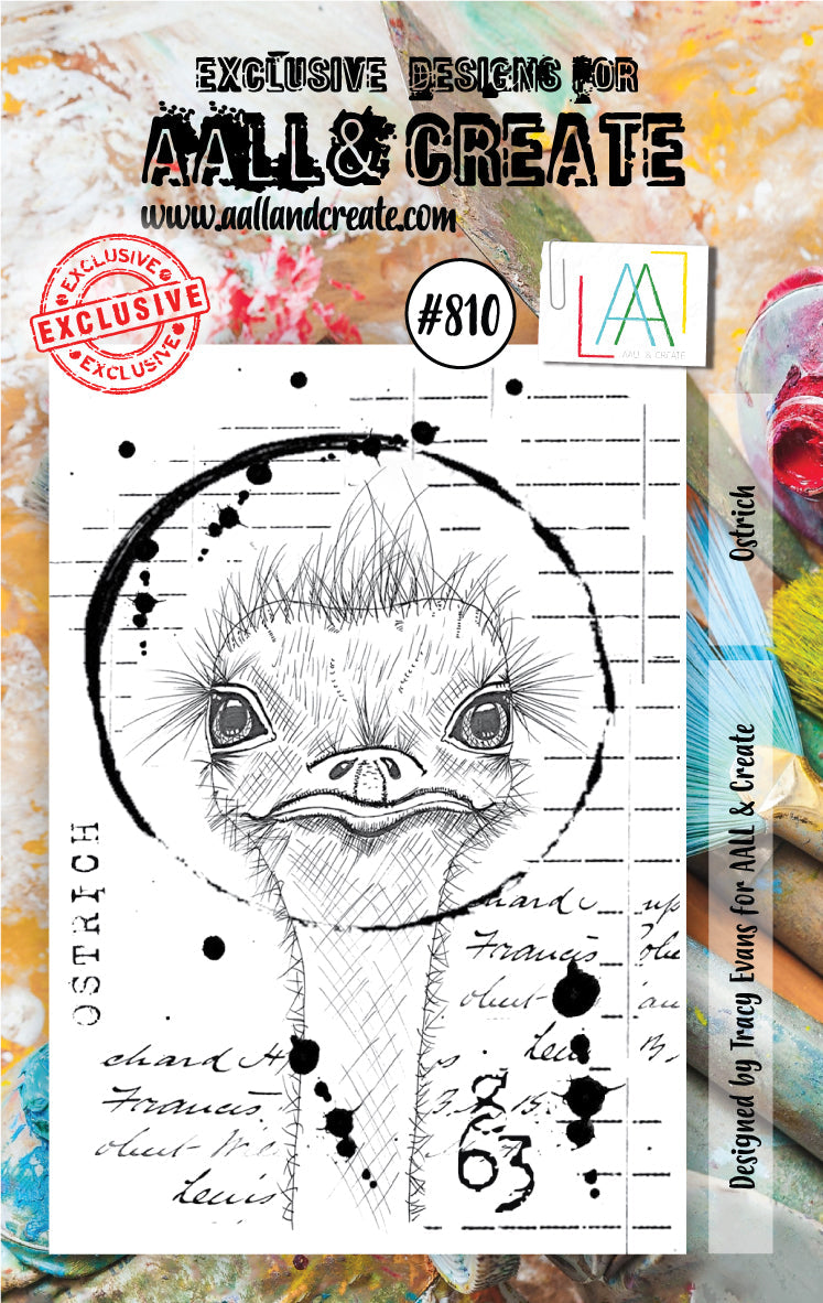 AALL and Create Stamp Set - 810 - Ostrich-1