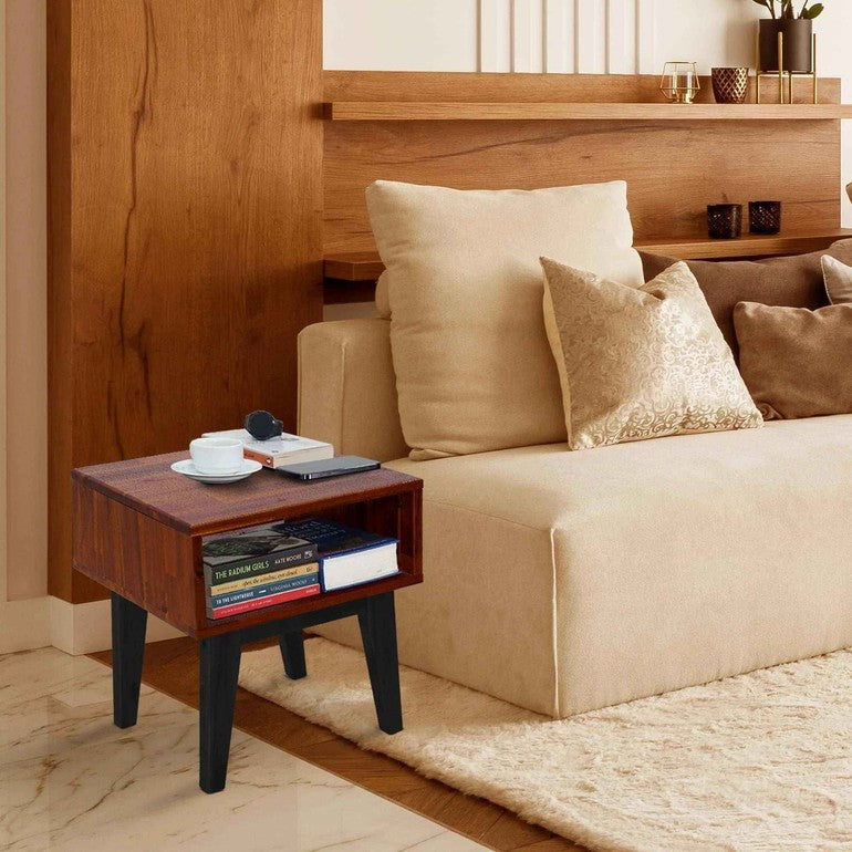 Mesita de Noche de Madera Maciza Serena-9
