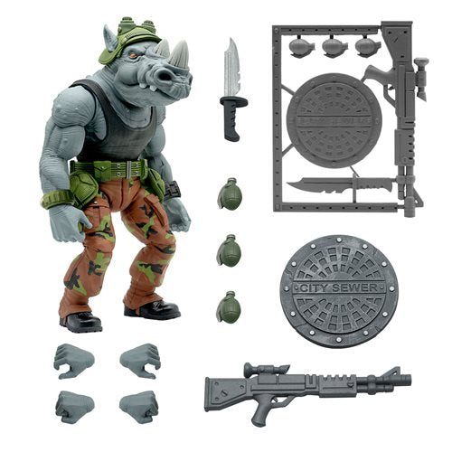 TMNT Ultimates – Rocksteady 7-Inch Action Figure (UPC: 811169039288)