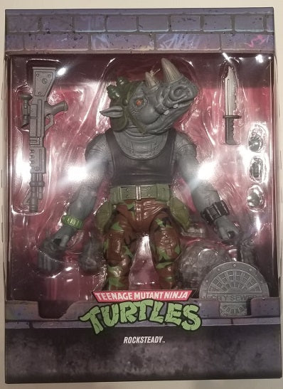 TMNT Ultimates – Rocksteady 7-Inch Action Figure (UPC: 811169039288)