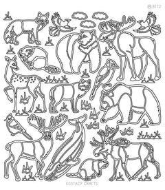 EC Peel Off Sticker - Canada Wild Animals-1