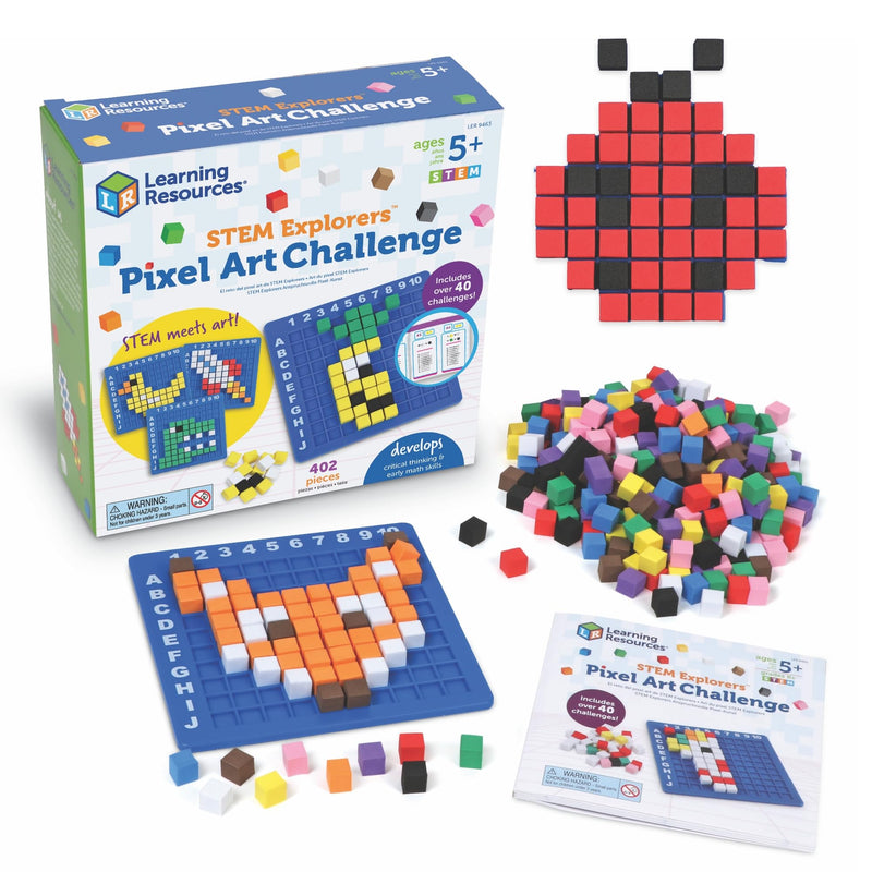 Learning Resources STEM Explorers Pixel Art Challenge 🍁 All In One Marketplace Canada-1