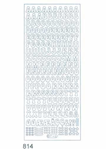 Deco Stickers - Bubble Letters-1