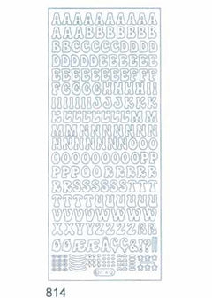 Deco Stickers - Bubble Letters-1