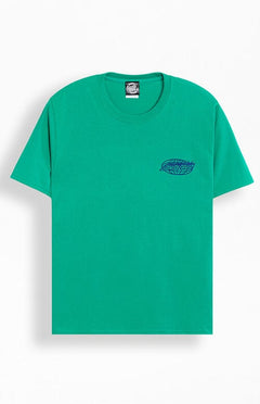 Santa Cruz 'Global Flame' Tee - Green-1