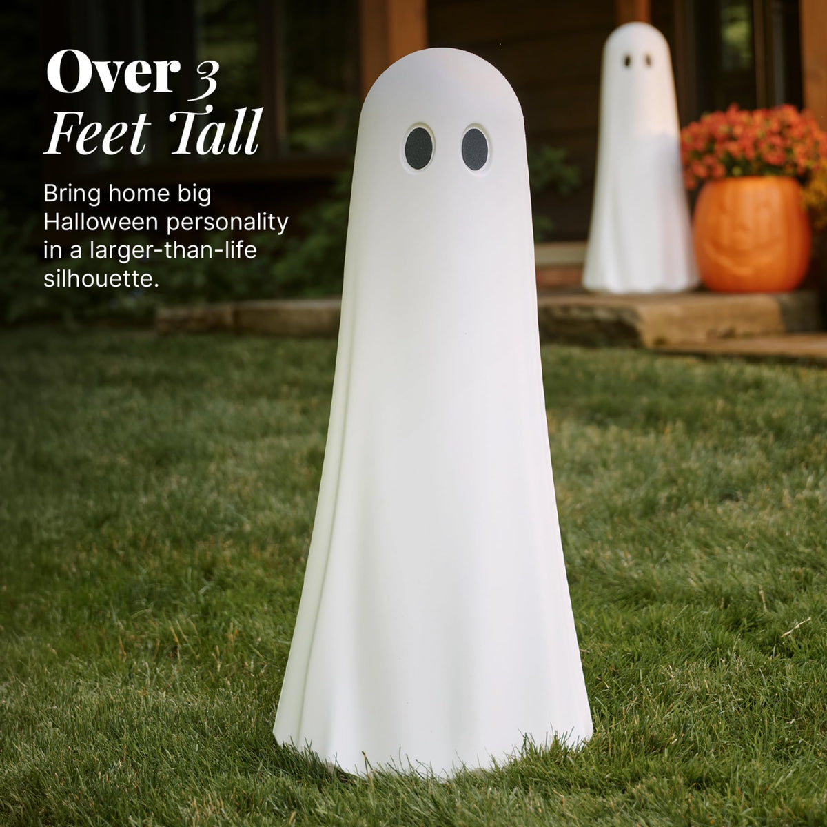 Step2 Boo Buddy Halloween Ghost Statue, White, 40 in, 1 Pack-4