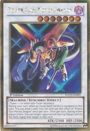 Power Tool Mecha Dragon (PGLD-EN005) - Premium Gold 1st Edition-1