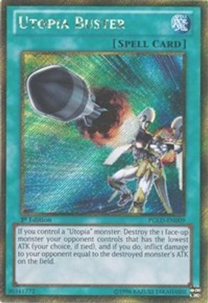 Utopia Buster (PGLD-EN009) - Premium Gold 1st Edition-1