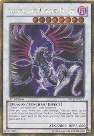 Blackfeather Darkrage Dragon (PGLD-EN017) - Premium Gold 1st Edition-1